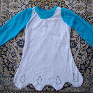 Blusa 👚 Azúl - Blanca RT (Talla S) - Img 53823884