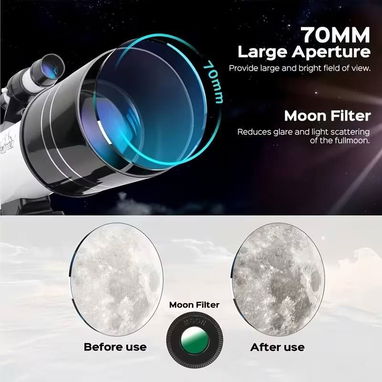Telescopio astronómico portatil - 10/10