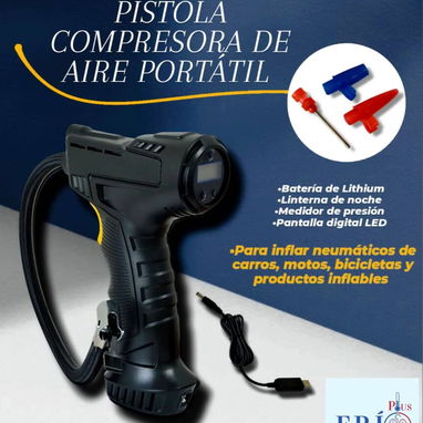 Pistola compresora de aire portátil - Img 124048033