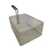 PARA GASTRONOMIA CESTA O CANASTA FREIDORA GRANDE DE ACERO INOXIDABLE - Img 53380203
