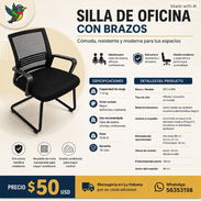 SILLA DE OFICINA CON BRAZOS - Img 56603730
