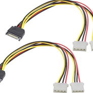 Adaptador de corriente SATA a 2 MOLEX - Img 50711683