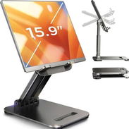 Soporte Ajustable LISEN para Tablet e iPad hasta 15.9” Plegable con Altura y Ángulo Regulables para Escritorio - Img 57049851