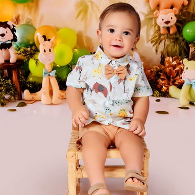 🦁🌿 SESIÓN FOTOGRÁFICA DE 1 AÑO \ TEMÁTICA SAFARI 📸 - 5/9