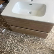 Mueble de baño con lavamanos y espejo - Img 58471700