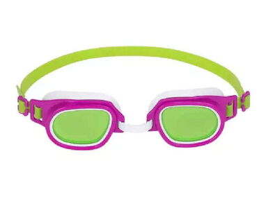 Gafas de natacion para más de 7 años. Rosado y verde. Sellada. - Img main-image