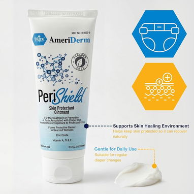 Crema antisarpullido para pañales para bebés y adultos crema hidratante y calmante para el alivio del pañal - Img 116993512