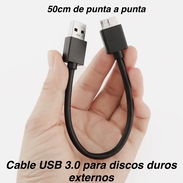 Cable usb 3.0 para discos duros externos nuevos y sellados de 0,5 metro de largo. Nuevos a estrenar… - Img 48358139