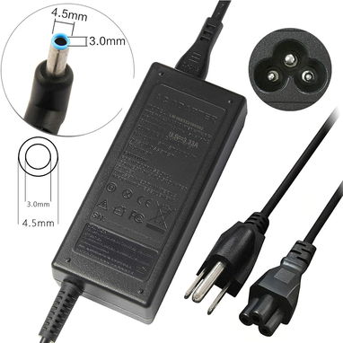 Cargador adaptador de corriente alterna de repuesto de 19.5V 3.33A 65W para HP Pavilion 15-E010US 15-E020US 53274327 - 5/7