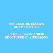 230 SALDO EN TARJETA CLÁSICA X 230 USD EN EFECTIVO - Img 56049749