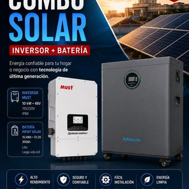 🔥☀️ ¡SOLUCIONES SOLARES PARA CADA NECESIDAD! 🔋⚡ INVERSOR - 4/9