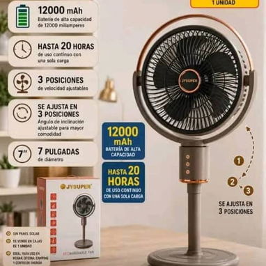 Ventiladores Recargables, De Pared y de Pedestal no Recargable - Img 126834910