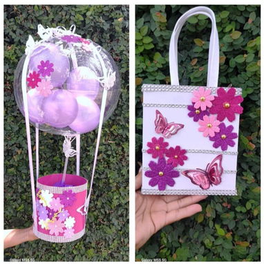 Arreglos con globos para regalos - 5/9