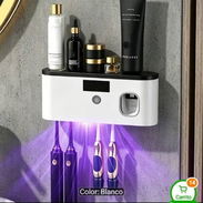 Dispensador de pasta y cepillos limpios con láser Estilo y elegancia en tu baño Mejor limpieza en la boca para una son - Img 56709900