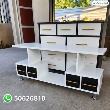Cómodas o gaveteros, vanity o coqueta, multimuebles aereos y parados,estantes, mesa de computadora, - 5/10