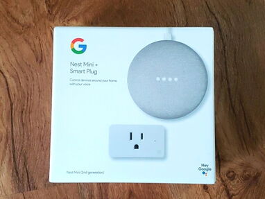 Google Nest Mini 2da Gen + Smartwitch. Nueva + garantia. Gran diseño y excelente calidad de audio. Whatssap 52830440. - Img main-image