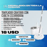 TRAPEADOR GIRATORIO CON CUBETA ESCURRIDORA  💰 Precio: 18 USD - Img 58045724