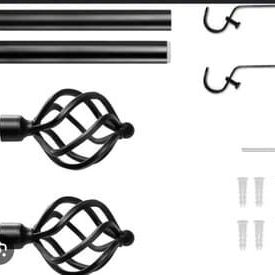 Cortinero decorativo en espiral extensible 168–305 cm US$15.00 - 2/5