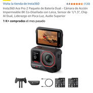 Cámara de acción Insta 360 Ace Pro 2 con sus accesorios nueva en caja - Img 56796139