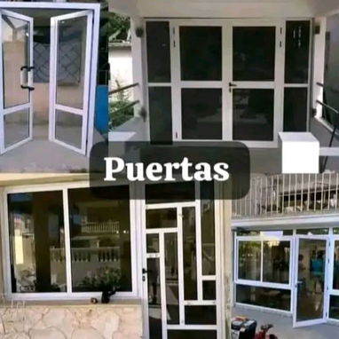Venta de puertas y ventanas de cristal y aluminio - Img 123564319