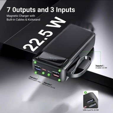 Power Bank Ultra Capacidad Znoyaf 50000mAh - Cargador Portátil - Img 111211180