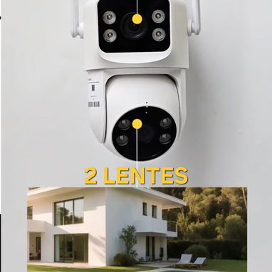 Cámara inteligente solar/2 lentes 10 MPX/rastreo automático - 6/7