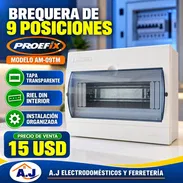 Brequera de 9 posiciones  ✅ Tapa transparente para visualizar el interior ✅ Riel DIN - Img 58343181
