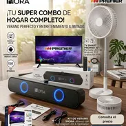Smart TV de 32 pulgadas. Ventiladores recargables. Bocinas 1hora - Img 55909285
