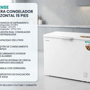 Nevera Congelador Hisense 15 Pies / 250L | 760 USD | Envío Incluido | Factura, Garantía y Doble Función (Refrigerador/Co - Img 57859996