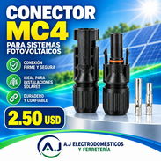 Conectores MC4 y XT60i. Cable Fotovoltaico 6 mm 10awg y 4mm 12awg. - Img 57528203
