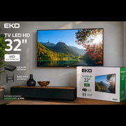 Televisor V Eko de 32 pulgadas cajita interna soporte a la pared incluido - Img 57506675