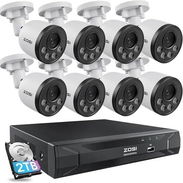 Sistema de 8 cámara de seguridad ZOSI PoE de 5MP 2TB 500 usd. U - Img 55730951