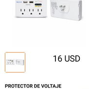 Protector de Voltaje 110; 220; Multipuerto. - Img 54375237