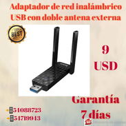 [9] Adaptador de Red Inalámbrico USB con doble antena externa - Img 57131251