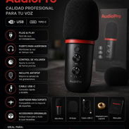 🎙️ Micrófono USB AudioPro — Nuevo ✨ 🔥 Sonido claro y profesional para tus grabaciones. ✅ Plug & Play ✅ Conexión USB - Img 55952967