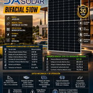 ☀️510W ☀️ PANEL SOLAR JASOLAR BIFACIAL MONOCRITALINO. MENSAJERÍA CON FACTURA Y GARANTÍA. 📲 54833699 - Img 56942365