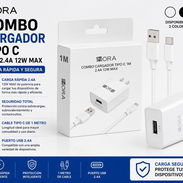Combo cargador Tipo C 1Hora | 12W 2.4A - Img 55112029