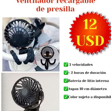 Ventiladores recargables - Img 107628072