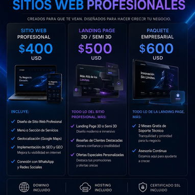 🚀 Impulsa tu Negocio con Tecnología de Vanguardia: Desde Paginas webs y Apps hasta IA Personalizada - Img 126525751