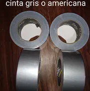 Rollo de cinta metálica y cinta gris o americana - Img 50956978