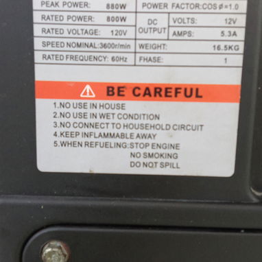 Planta eléctrica Gasolina 110V..130 USD - Img 120586518
