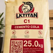 Cemento cola de 25kg Gris - Img 57911789