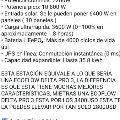 Estación de energía PRECON 5120 w de 110/220v - 2/2