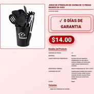 Set De Utensilios De Cocina 12 Piezas Silicona Resistente $14 VPT-0250 - Img 58064926