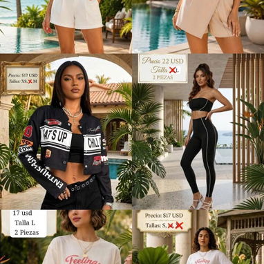 Conjuntos de blusa y shorts - 4/7