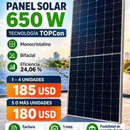 Paneles Solares Topcon Bifaciales de 650W - Img 57891375