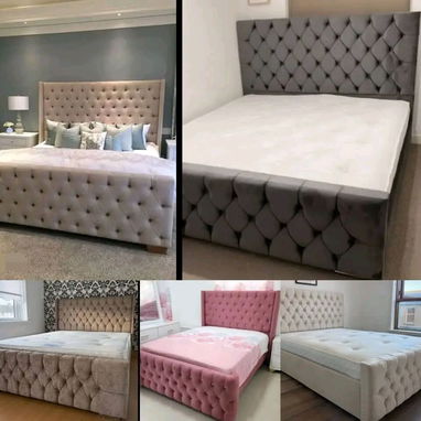 🚚🚨CAMAS TAPIZADAS,  IDEALES PARA UNA HABITACIÓN MODERNA. - 2/4
