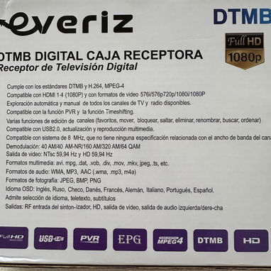 Receptor de televisión digital caja hd - Img 121286963