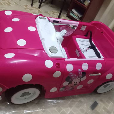 Carro eléctrico para niñas Minnie Mouse - Img 124100703