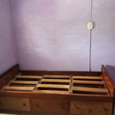 Cama de madera con colchón - Img 122243815